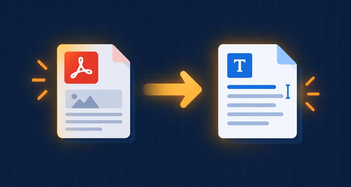 How to convert PDF to Word for free
